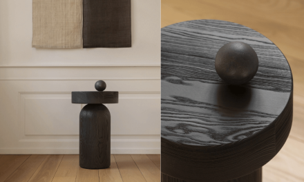 Масичка за кафе LEMA Francis Heat-treated oak dayed ash Ø 30 H. 50